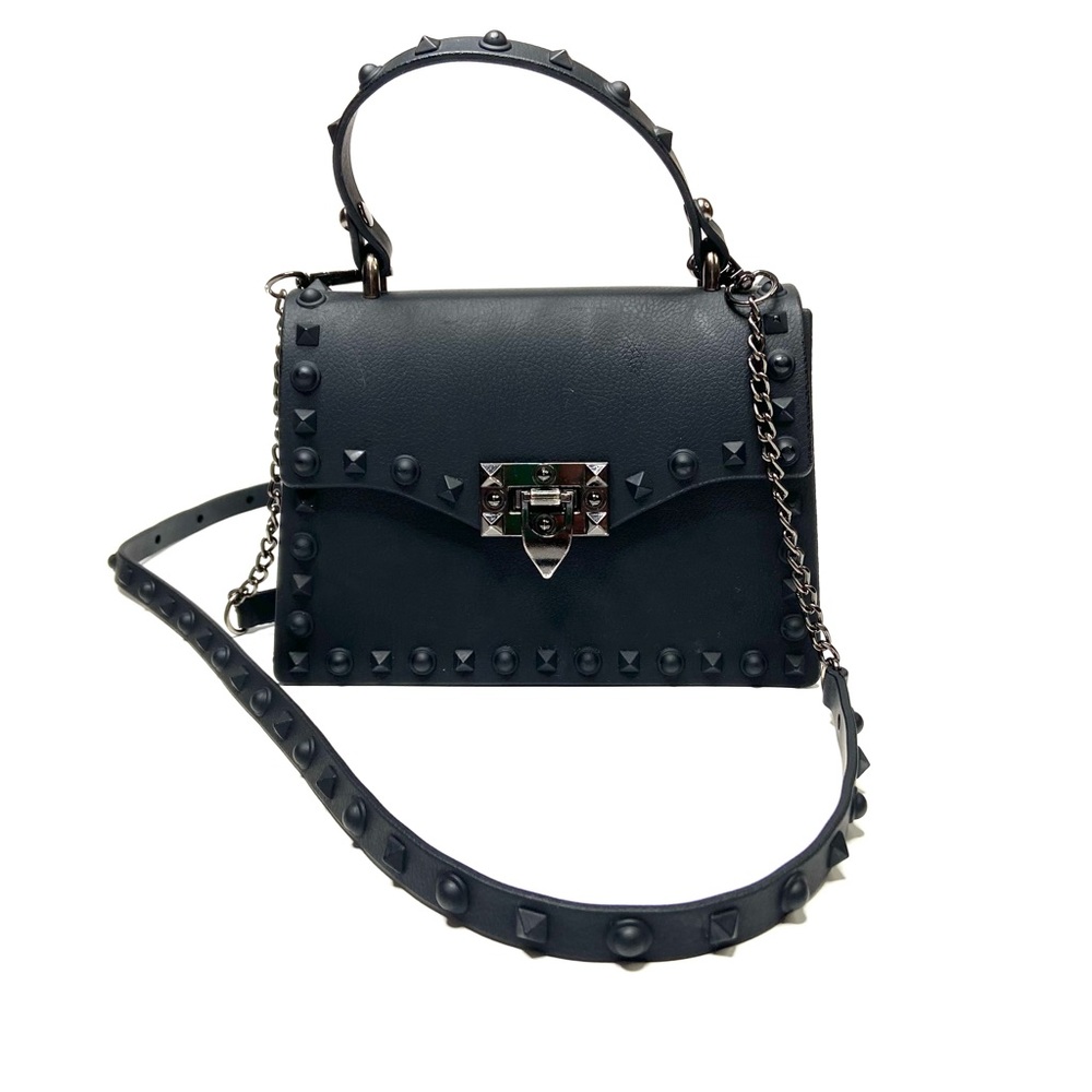 Jelly Rock Studded Top Handle Crossbody Bag - Picture 13 of 14